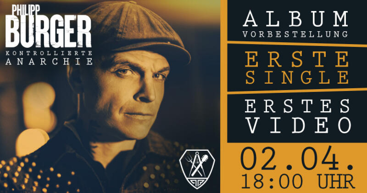 Philipp Burger Kontrollierte Anarchie, VVKStart + 1. Single am Fr