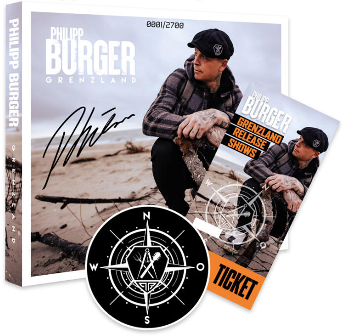 GRENZLAND“ DIGIPAK CD (LTD. 500 SIGNED) + HARD-TICKET BUNDLES