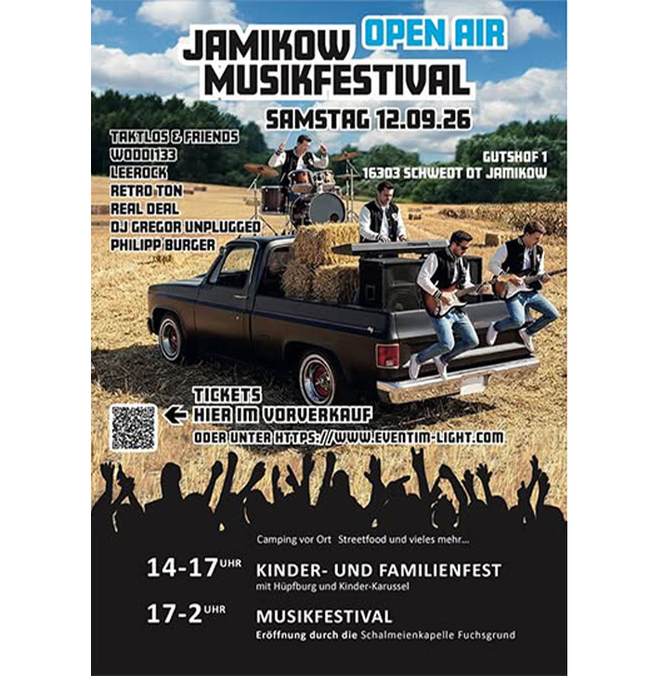 Tickets Jamikower Musikfestival Tickets Jamikower Musikfestival